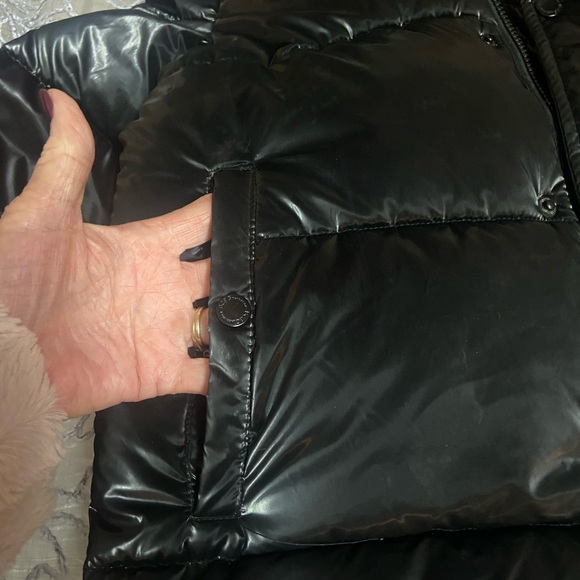BCBGeneration Shiny Black Water Resistant Puffer Jacket - Picture 9 of 16